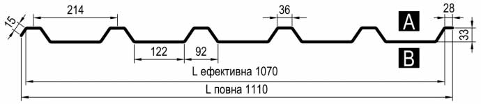 Профнастил покрівельний Т 35